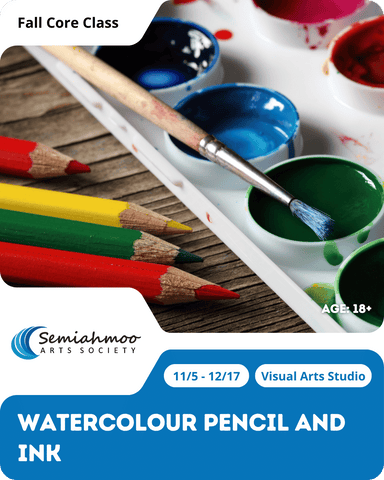 Watercolour Pencil and Ink | 18+ | Nov 5 - Dec 17