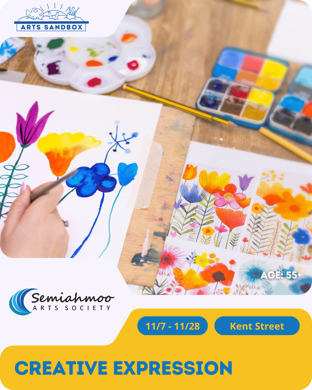 Creative Expression | 55+ | Nov 7 - Nov 28