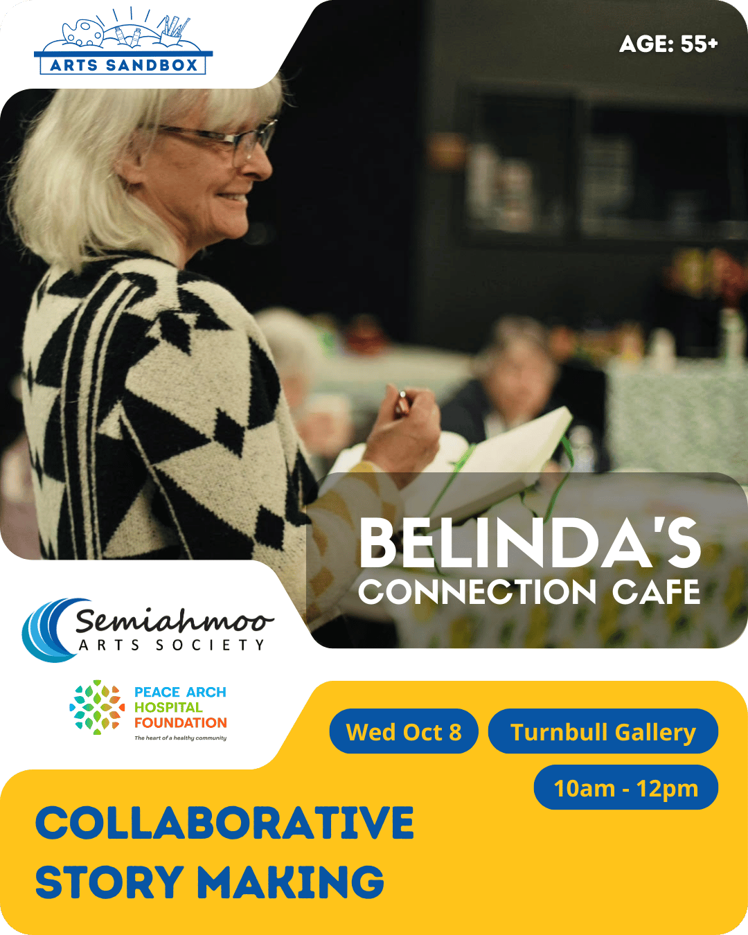 Belinda's Connection Cafe: Collaborative Story Making | 55+ | Oct 8