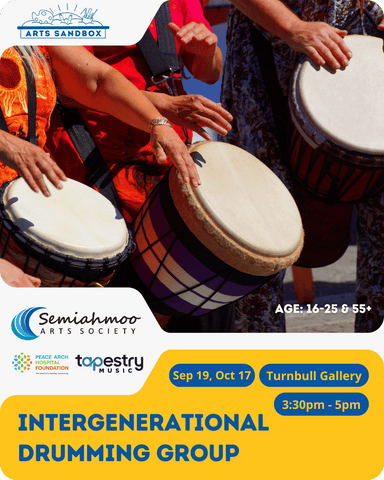 Intergenerational Drumming Group | 16-25 & 55+ | Sep 19, Oct 17