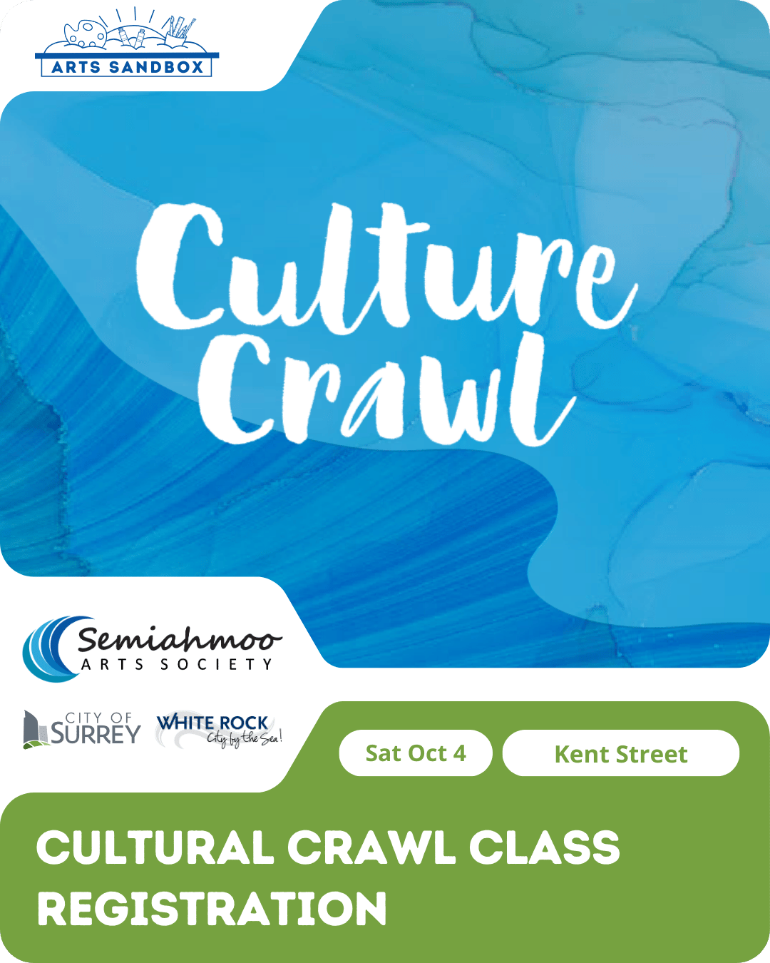 Cultural Crawl Class Registration | Oct 4