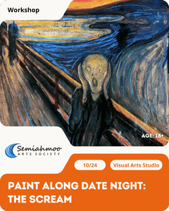 Paint Along Date Night: The Scream | 18+ | Oct 24