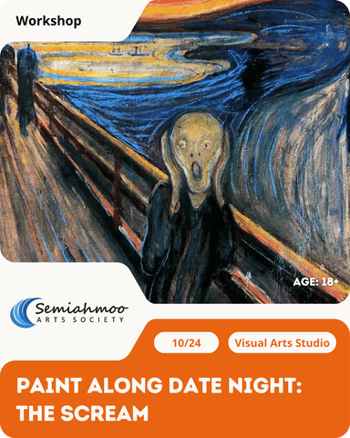 Paint Along Date Night: The Scream | 18+ | Oct 24