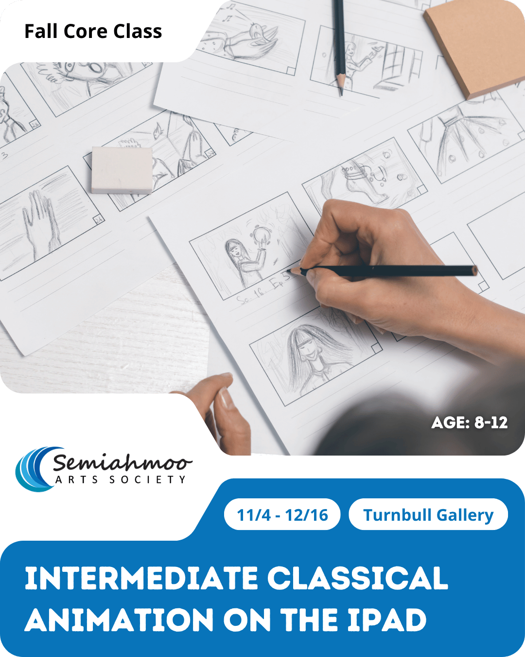 Intermediate Classical Animation on the iPad | 8-12 | Nov 4 - Dec 16