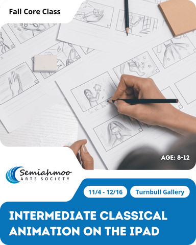 Intermediate Classical Animation on the iPad | 8-12 | Nov 4 - Dec 16