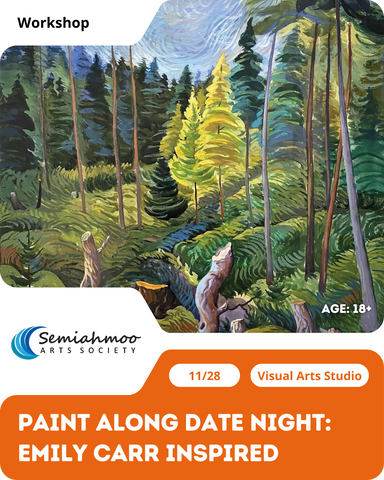 Paint Along Date Night: Emily Carr Inspired | 18+ | Nov 28