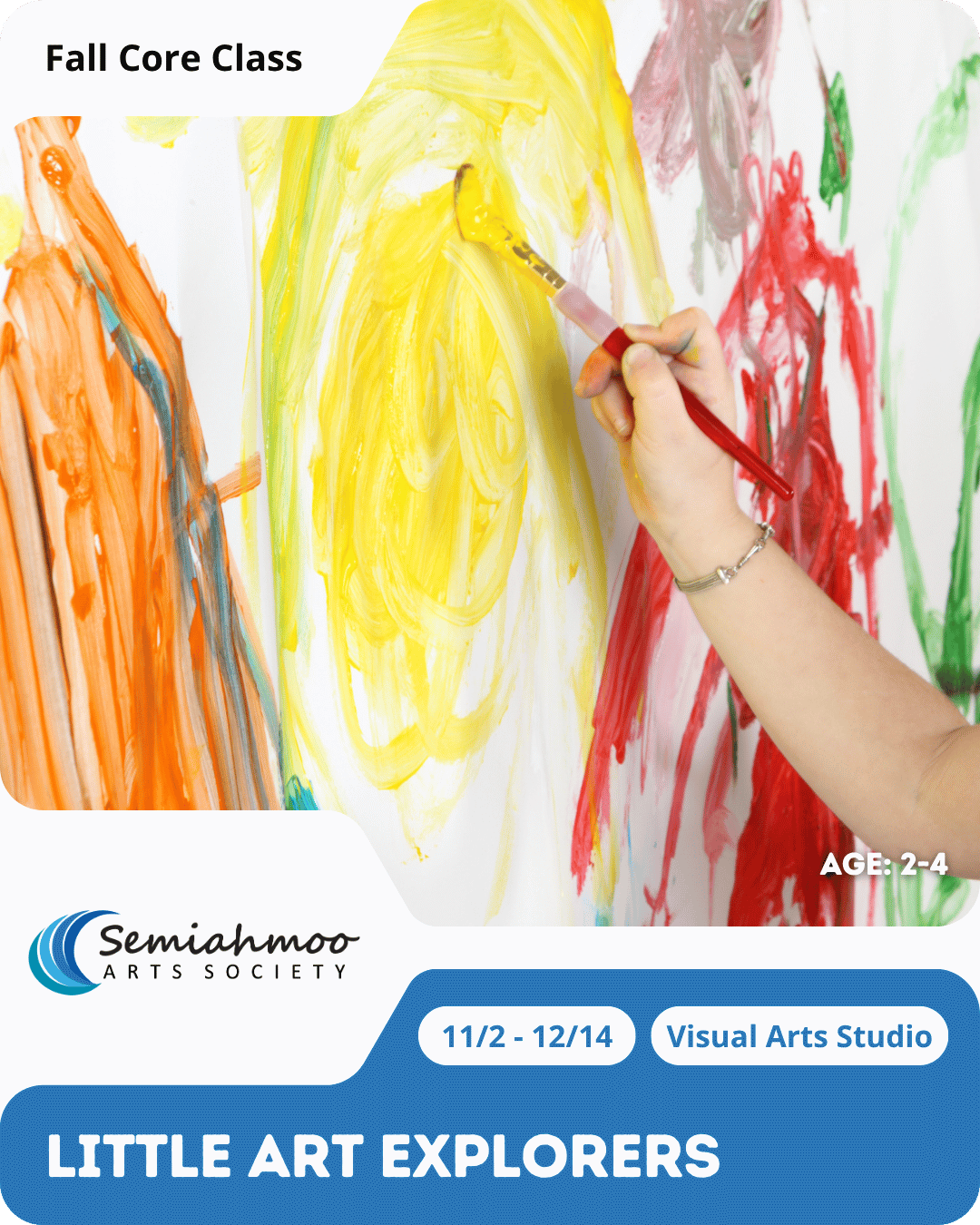 Little Art Explorers | 2-4 | Nov 2 - Dec 14