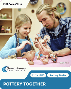 Pottery Together | 3-5 | Nov 1 - Dec 13