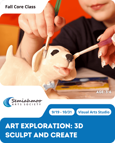 Art Exploration: 3D Sculpt and Create | 3-6 | Sep 19 - Oct 31