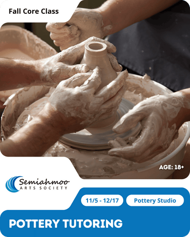 Pottery Tutoring | 18+ | Nov 5 - Dec 17