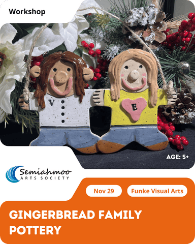 Gingerbread Family Pottery Workshop | 5+ | Nov 29
