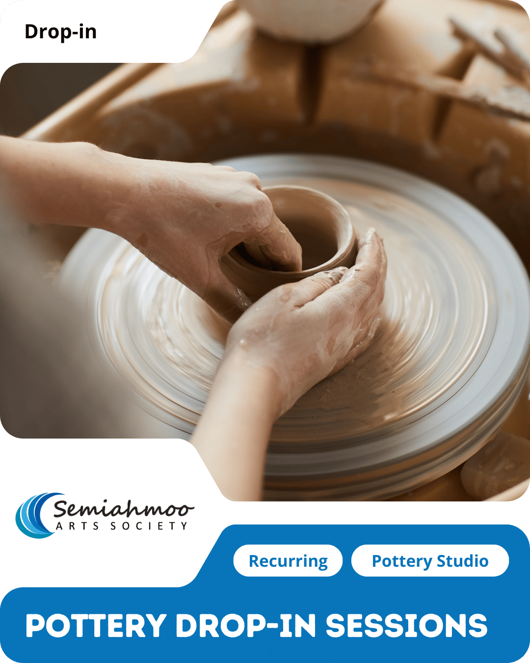 Pottery Studio Drop-in Sessions - Purchase in Office