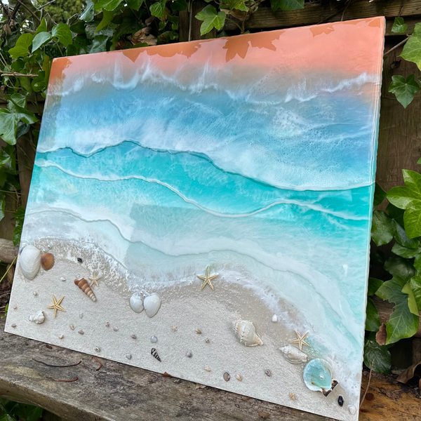 Resin Art series: Beach Themed Art | 12+ | Mar 21 + 24